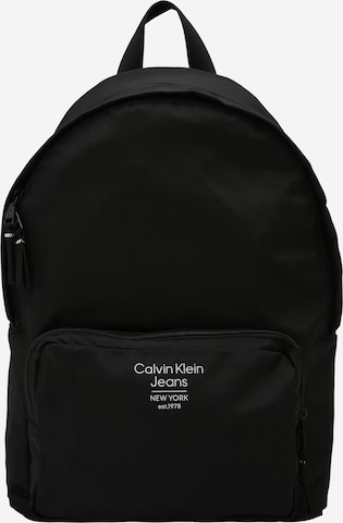 Calvin Klein Jeans - Mochila em preto: frente