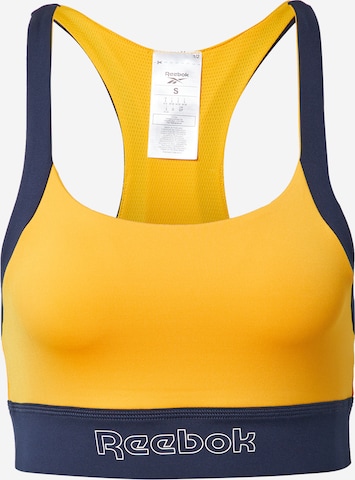 Reebok Bustier Sport bh in Oranje: voorkant