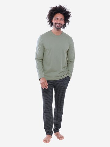 Mey Pyjama lang 'Midnight Classic' in Groen