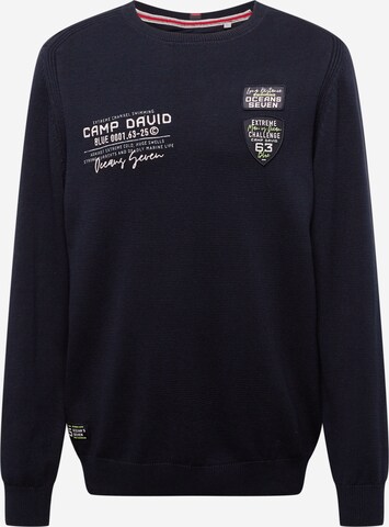 CAMP DAVID Sweatshirt in Blau: predná strana