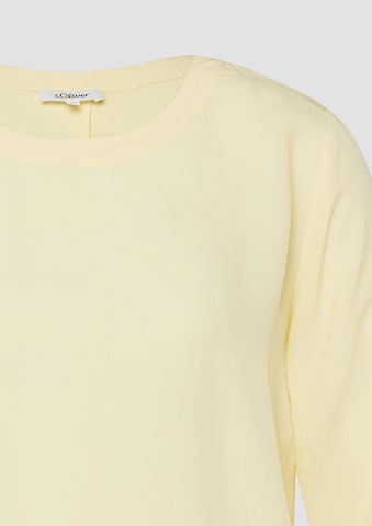 Chemisier s.Oliver en jaune