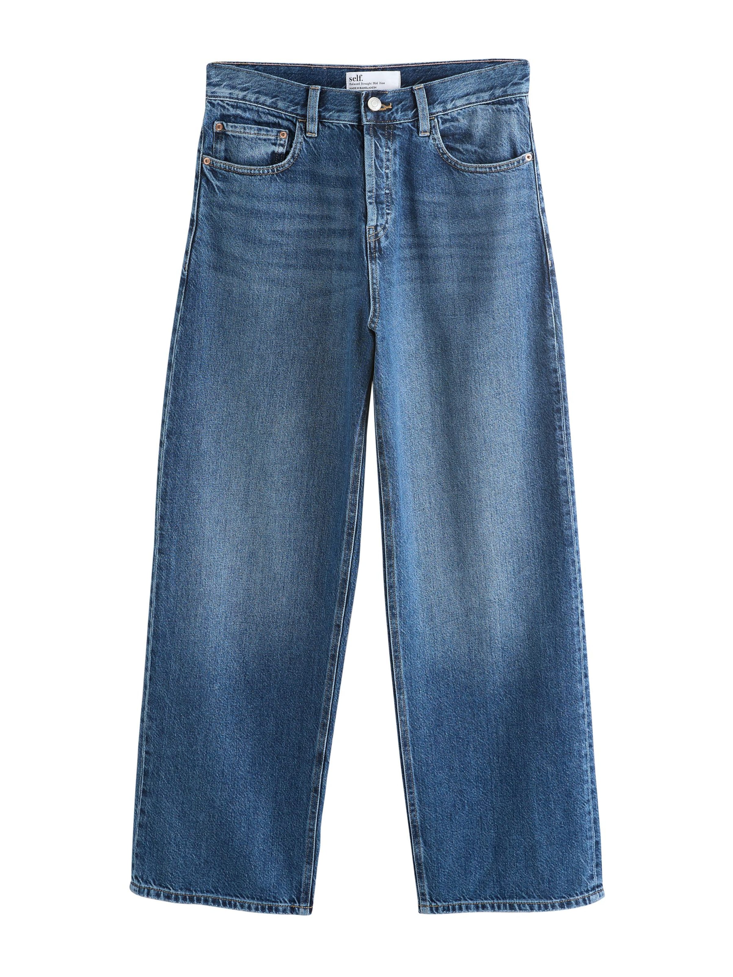 Loosefit Jeans di self. in blu: frontale