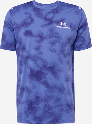 UNDER ARMOUR Performance shirt 'Rush Energy' in Blue: front