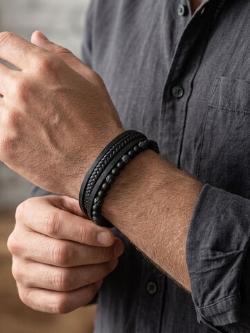 UNIQAL Armband 'FANCY' in Zwart