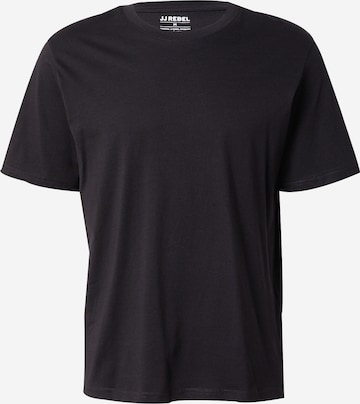 juoda JJ Rebel Marškinėliai 'JREBROCKY': priekis