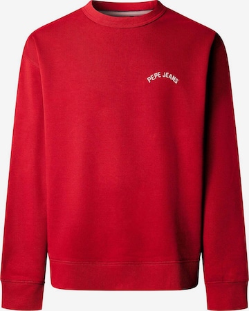 Pepe Jeans Sweatshirt 'GIDEON' in Rot: Vorderseite