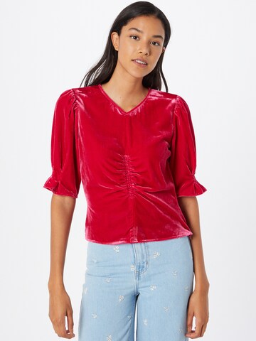 SCOTCH & SODA Blouse in Rood: voorkant