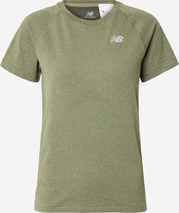 new balance Functioneel shirt in Groen: voorkant