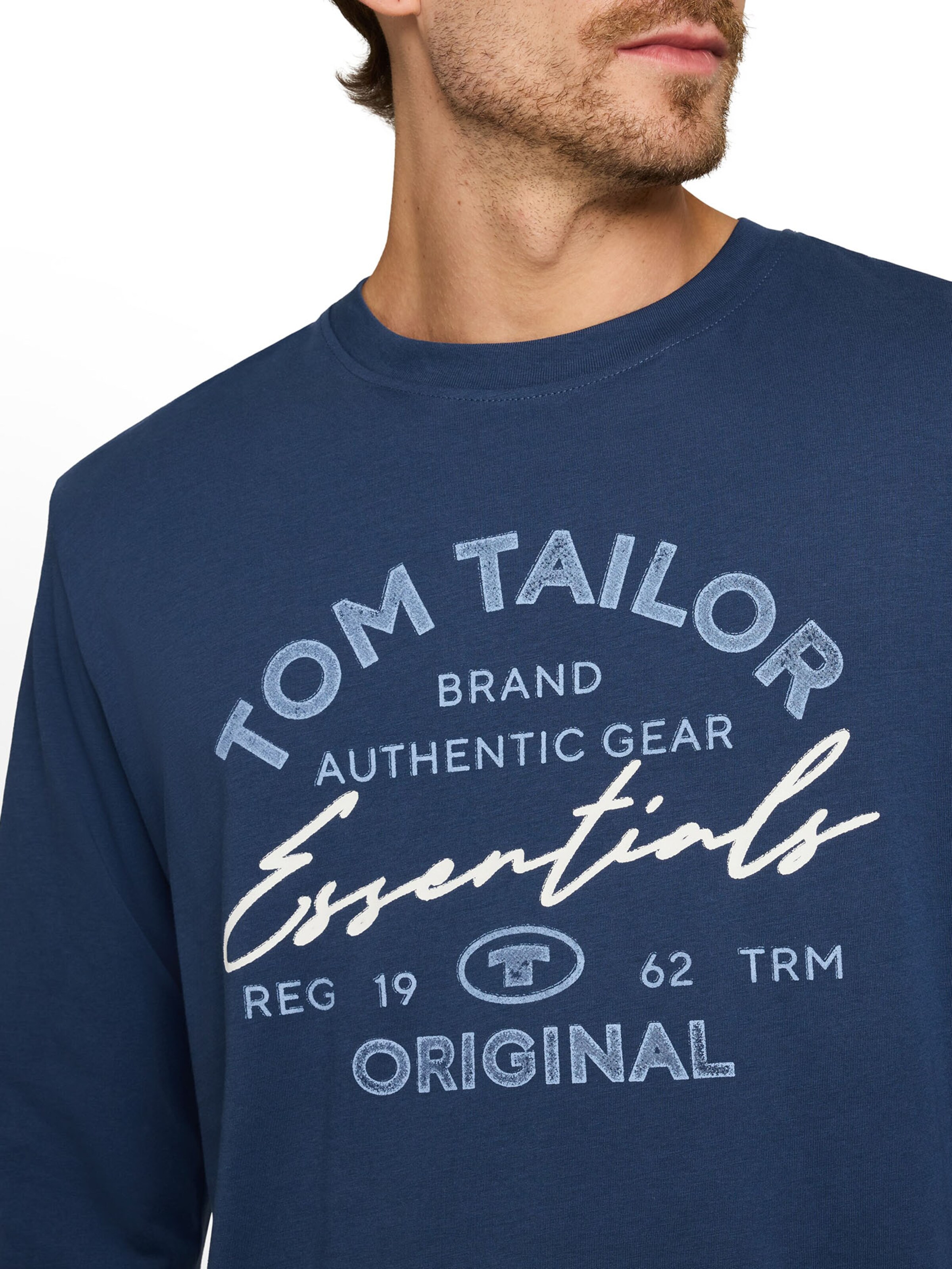 TOM TAILOR Shirt in Blue