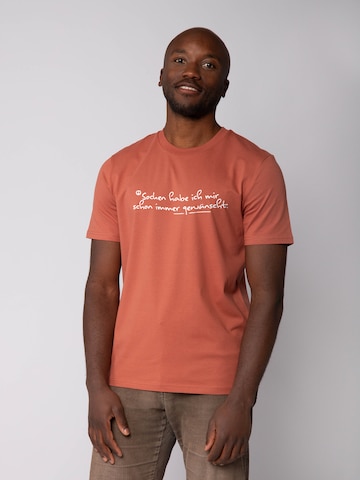 Maglietta 'Socken Habe Ich Mir Schon Immer Gewünscht' di Watapparel in marrone: frontale