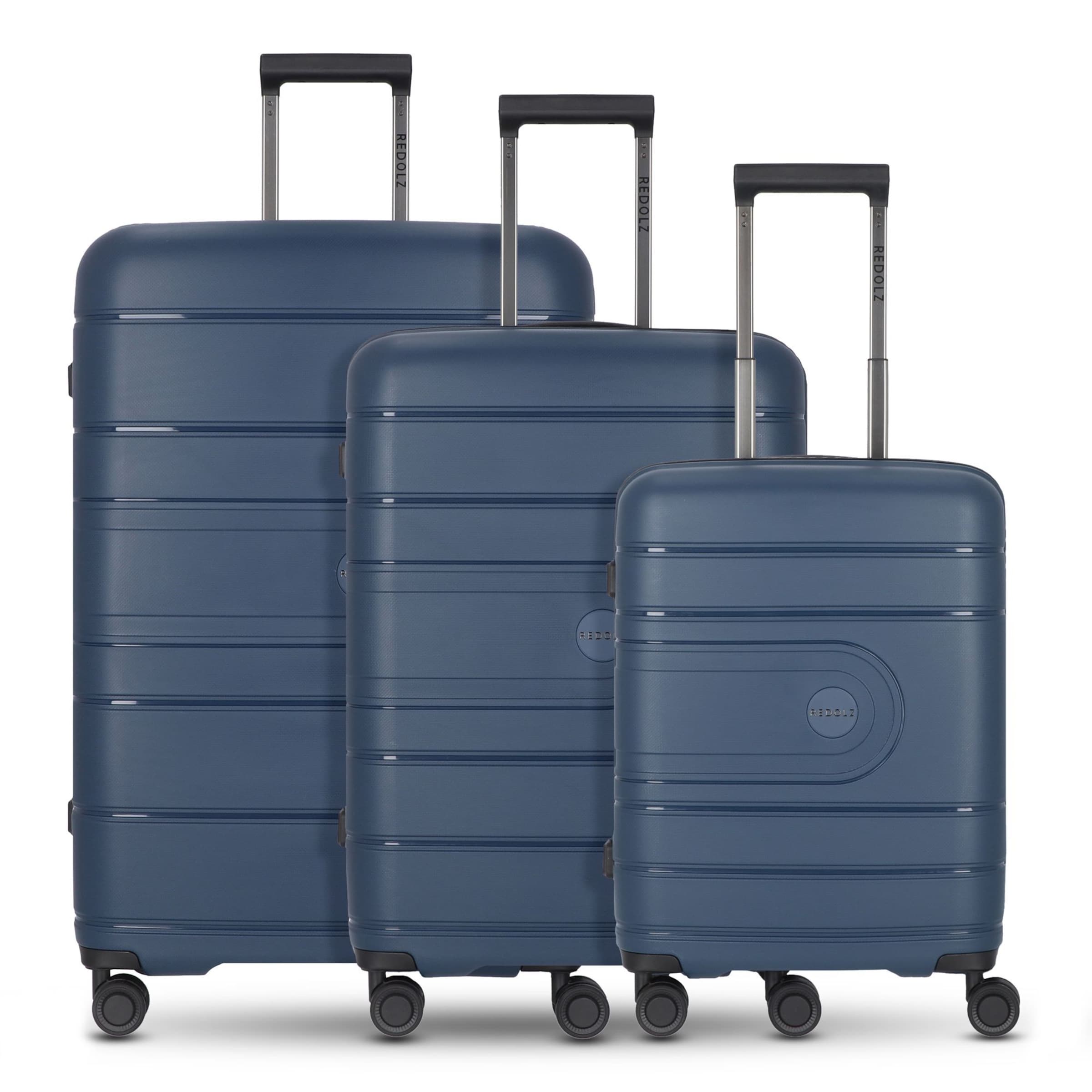 Redolz Suitcase Set in Blue: front