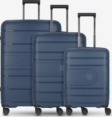 Ensemble de bagages Redolz en bleu : devant