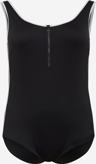 Costum de baie întreg ADIDAS ORIGINALS pe negru / alb, Vizualizare produs