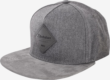 Blackskies Cap 'Port' in Grau: Vorderseite