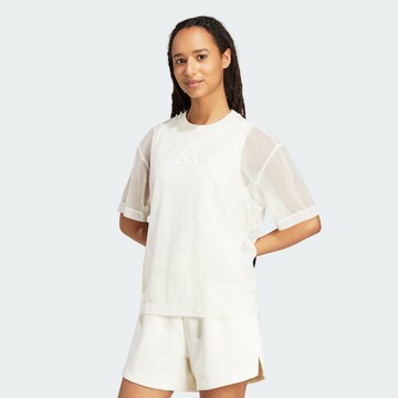 ADIDAS SPORTSWEAR Λειτουργικό μπλουζάκι 'All Szn' σε λευκό: μπροστά
