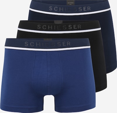 SCHIESSER Boxershorts in M in navy / enzian / schwarz / weiß, Produktansicht