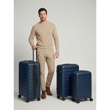 Ensemble de bagages D&N en bleu : devant