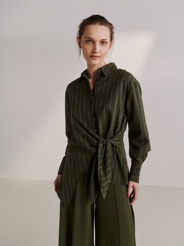 Camicia da donna 'Carlene' di Guido Maria Kretschmer Women in verde: frontale