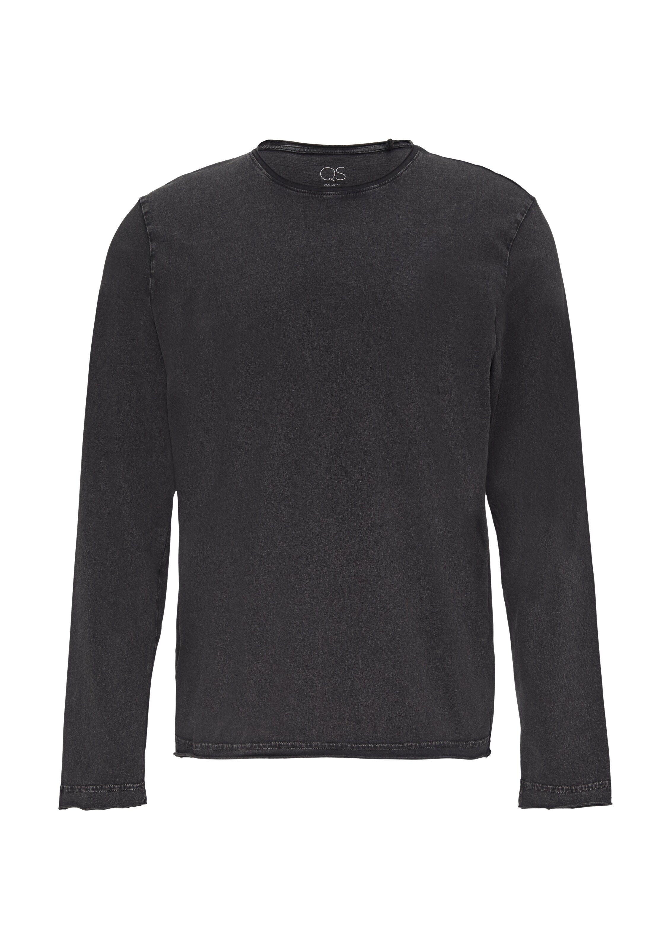 QS Shirt in Schwarz: Vorderseite