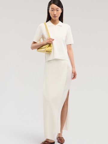 Jupe Trussardi en blanc : devant