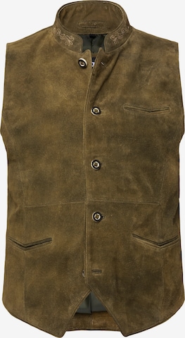 Men Plus Bodywarmer in Bruin: voorkant