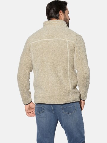 Jan Vanderstorm Fleece jas 'Helskog' in Beige