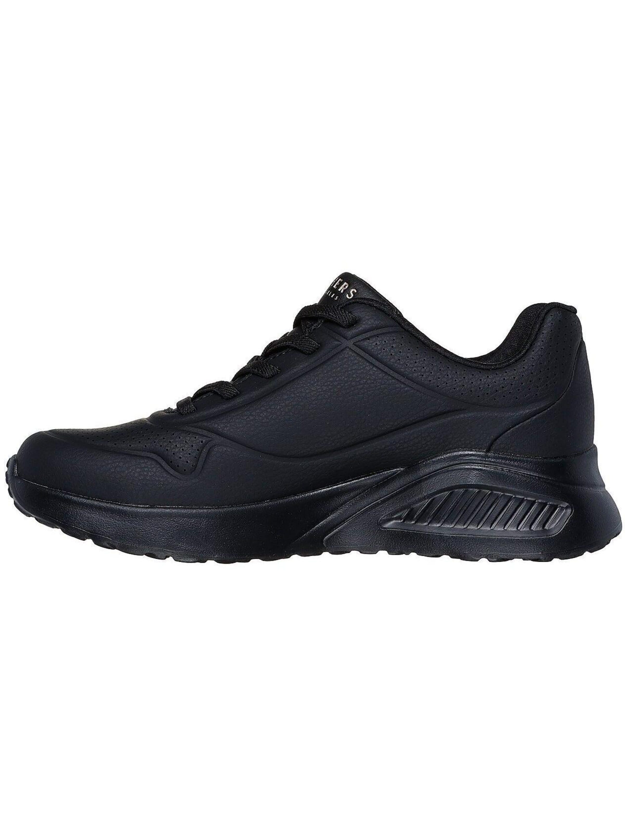 SKECHERS Sportschoen 'Skechers Uno Lite - Lite Work' in Zwart