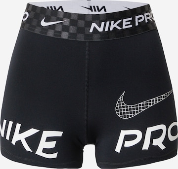 NIKESportske hlače - crna boja: prednji dio