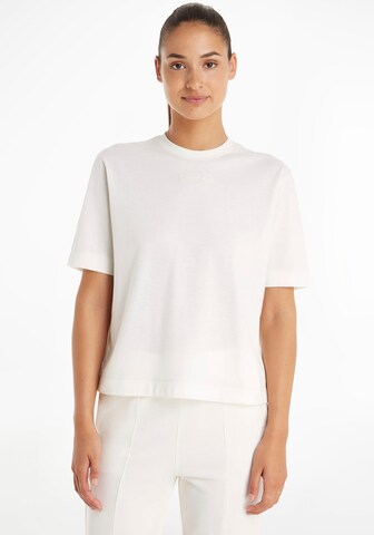 T-shirt fonctionnel Calvin Klein Sport en blanc : devant