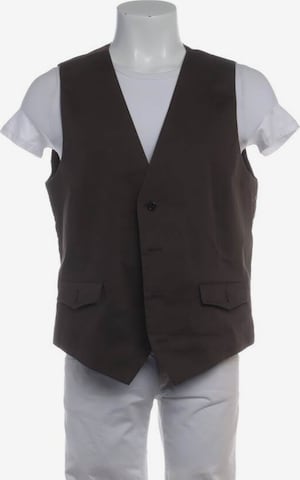HUGO Vest in XL in Brown: front