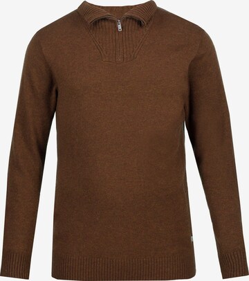 JP1880 Sweater in Brown: front