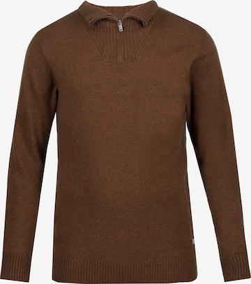 Pull-over JP1880 en marron : devant