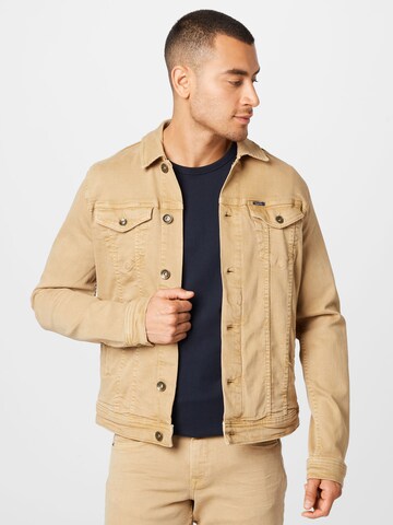 Veste mi-saison GARCIA en beige : devant