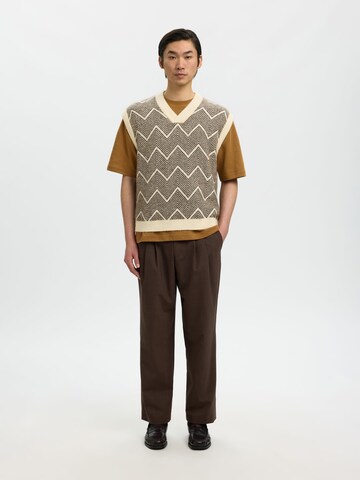 SELECTED Pullunder i brun