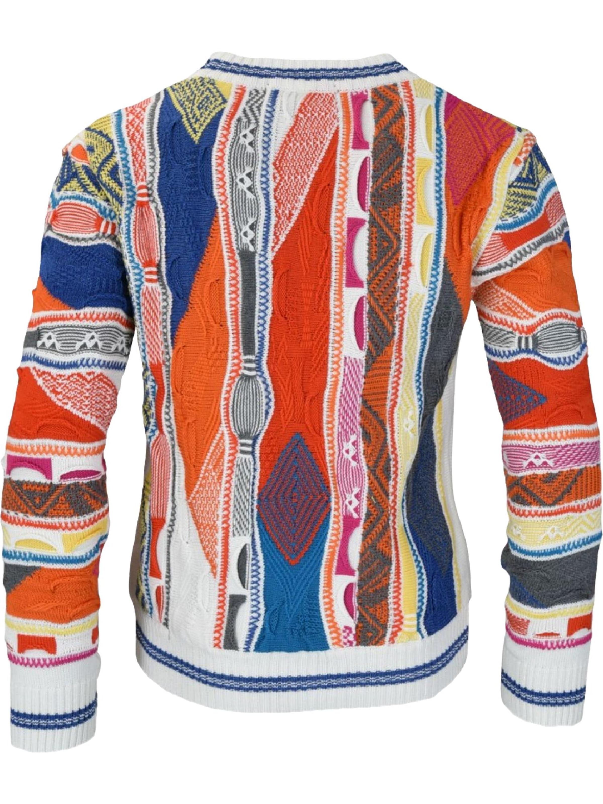 Pull-over 'Cason' Carlo Colucci en mélange de couleurs