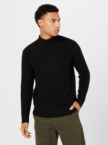 ABOUT YOU - Pullover 'Vincent ' em preto: frente