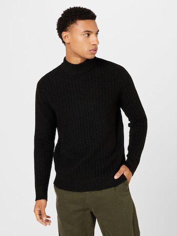 ABOUT YOU Sweater 'Vincent ' in Black: front