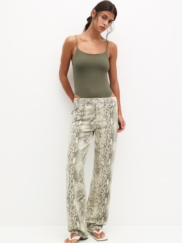 Pull&Bear Tričkové body – zelená