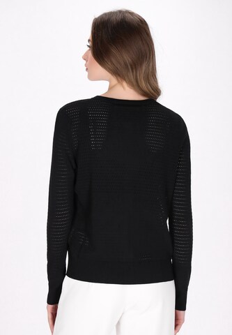 DreiMaster Klassik Gebreid vest in Zwart