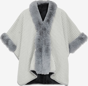 FRAULLY Cape in Grey: front