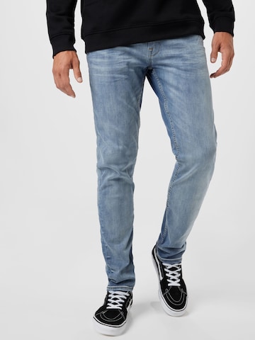 Coupe slim Jean 'Twister' BLEND en bleu : devant