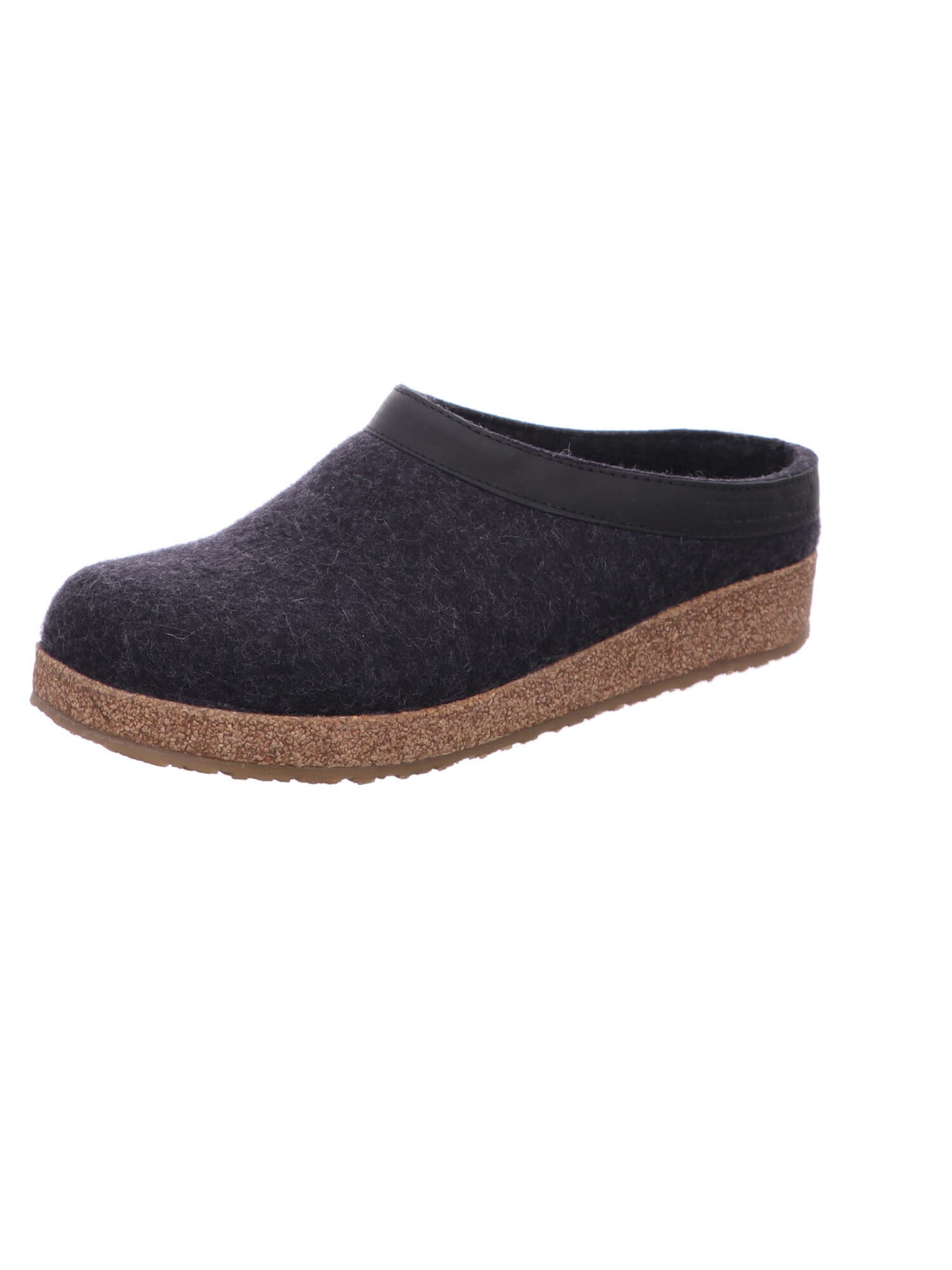 HAFLINGER Hausschuh 'Torben' in Grau: Vorderseite