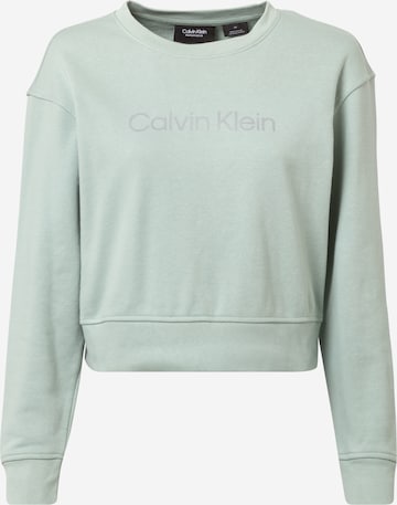 Calvin Klein Sport Sweatshirt in Green: front