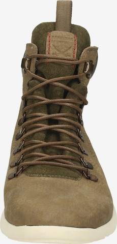 SANSIBAR Lace-Up Boots in Green