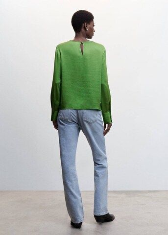 MANGO Blouse 'Camile' in Green