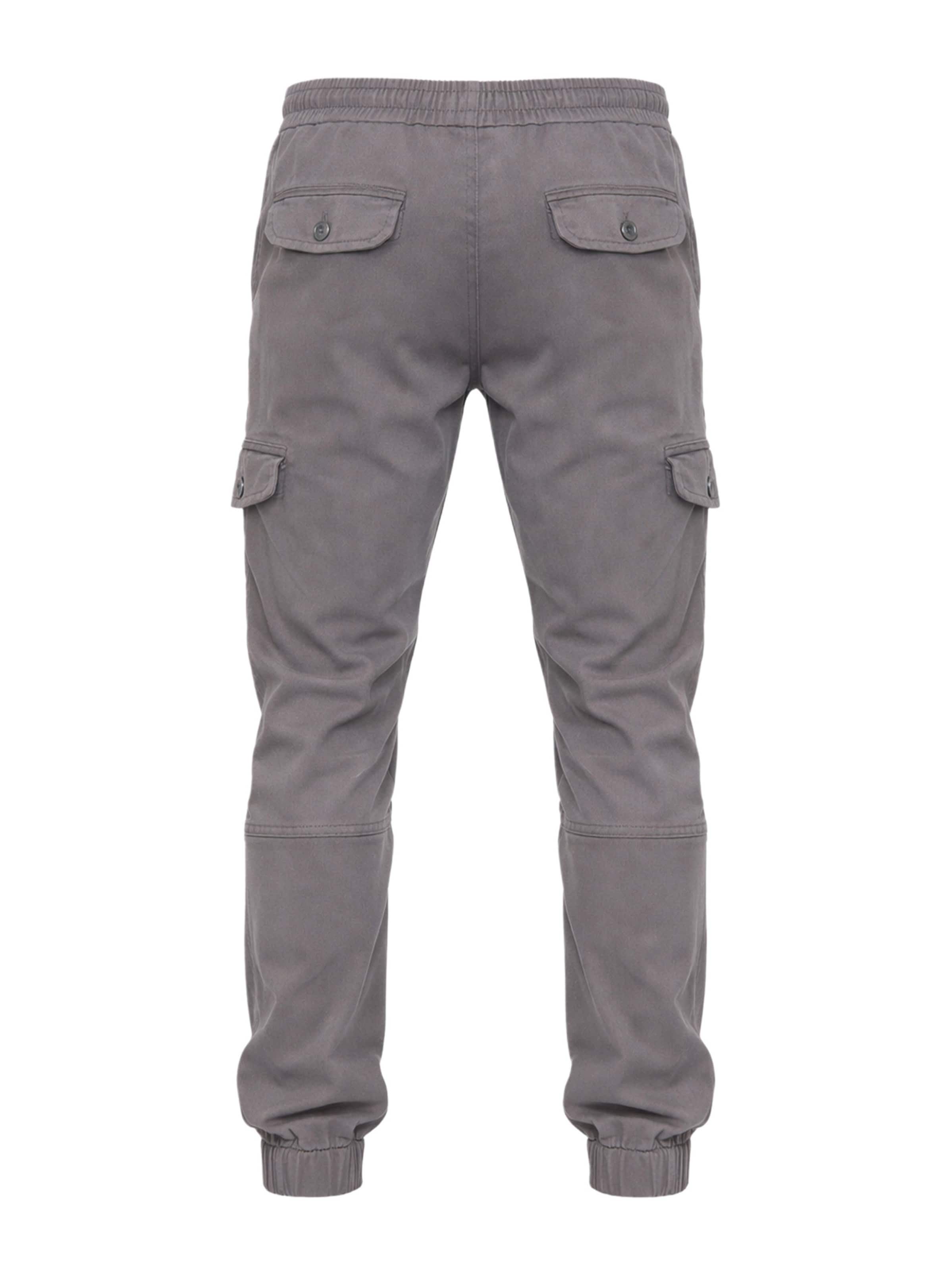 Alessandro Salvarini Tapered Cargo trousers in Grey
