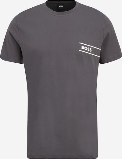 BOSS Casual Shirt in de kleur Donkergrijs / Wit, Productweergave