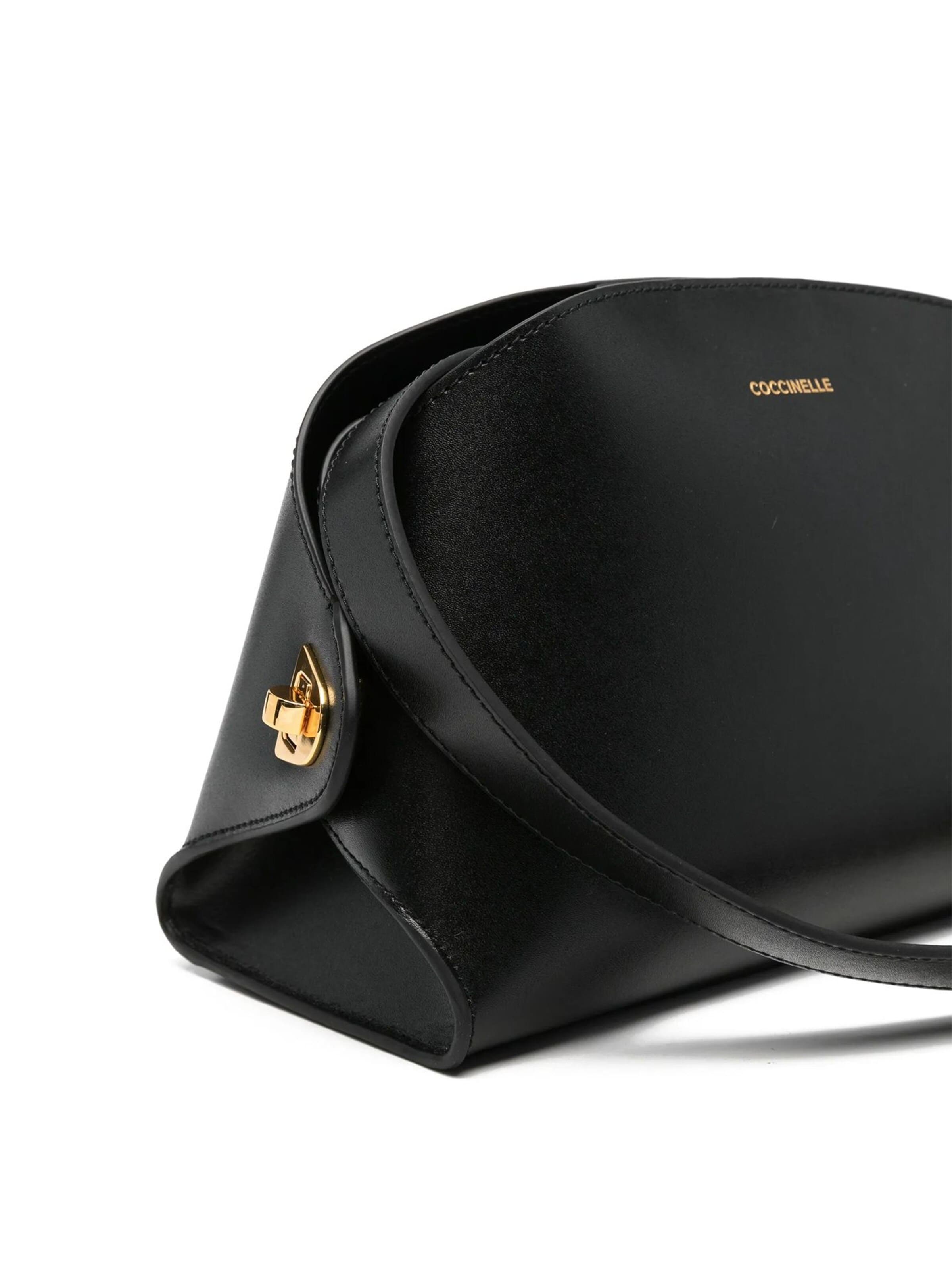 Coccinelle Handbag 'Handbag Calf Smooth Leather' in Black