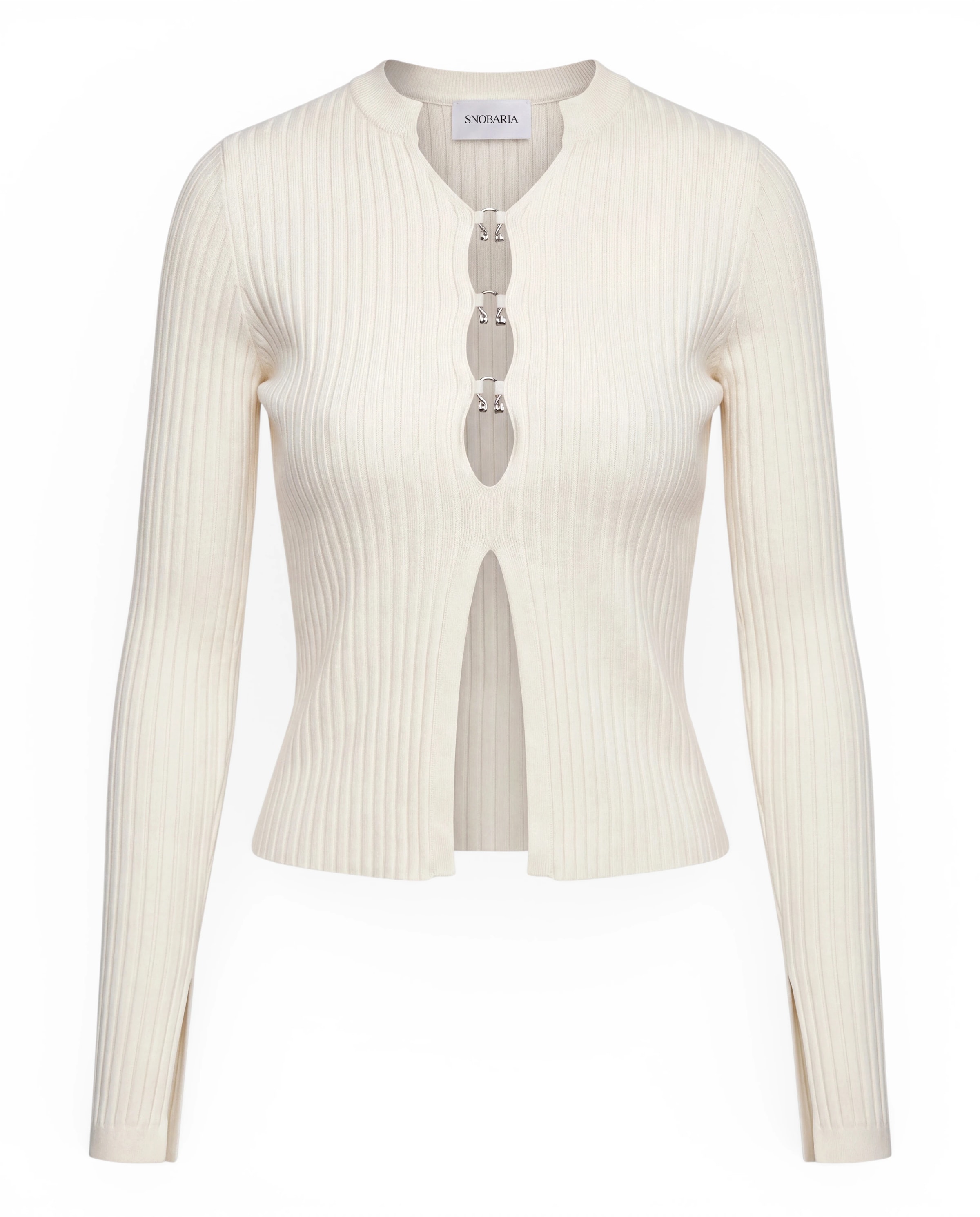 SNOBARIA Shirt in Weiß: Vorderseite