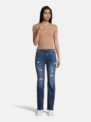 Coupe slim Jean AÉROPOSTALE en bleu